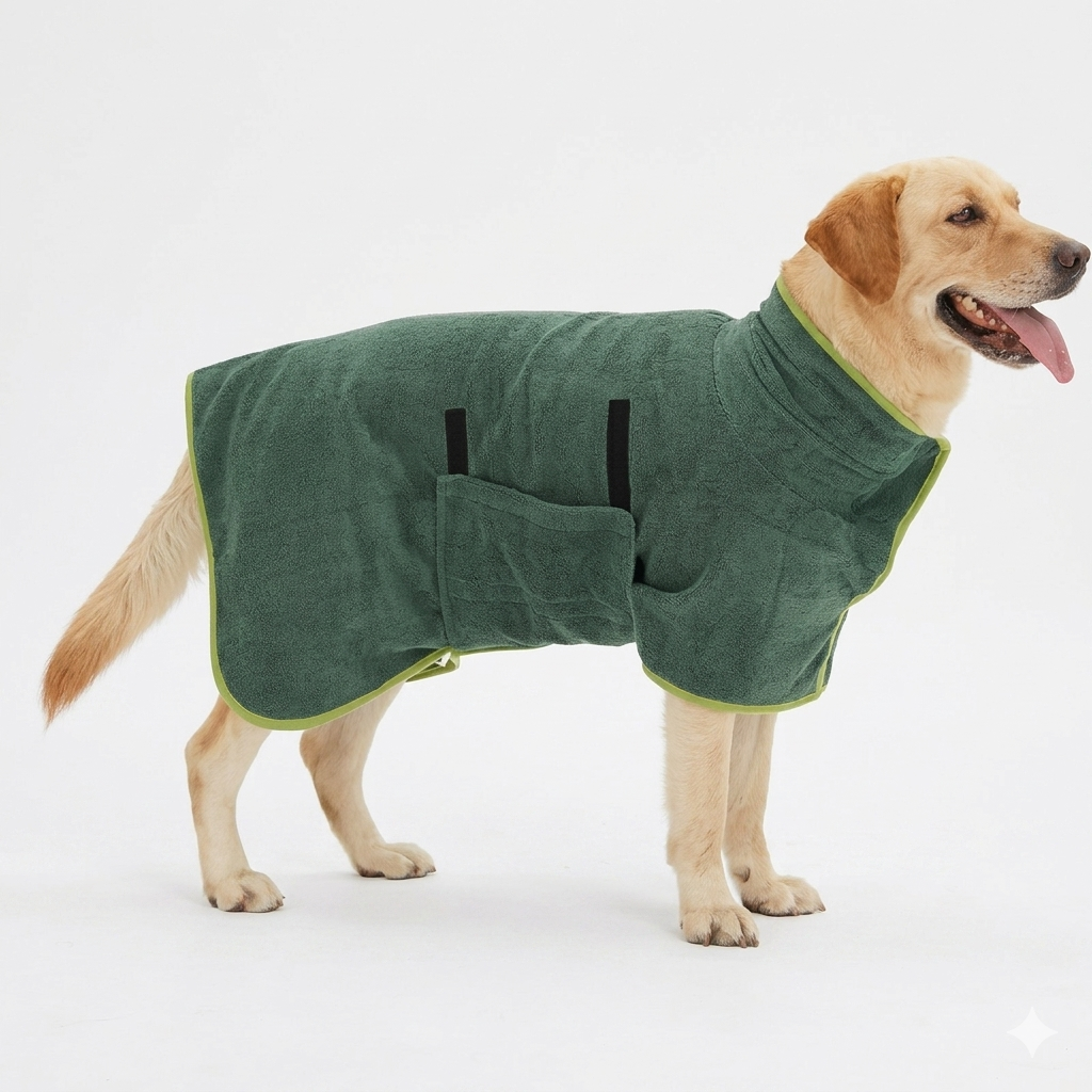 CuddleSoft Pet Drying Robe