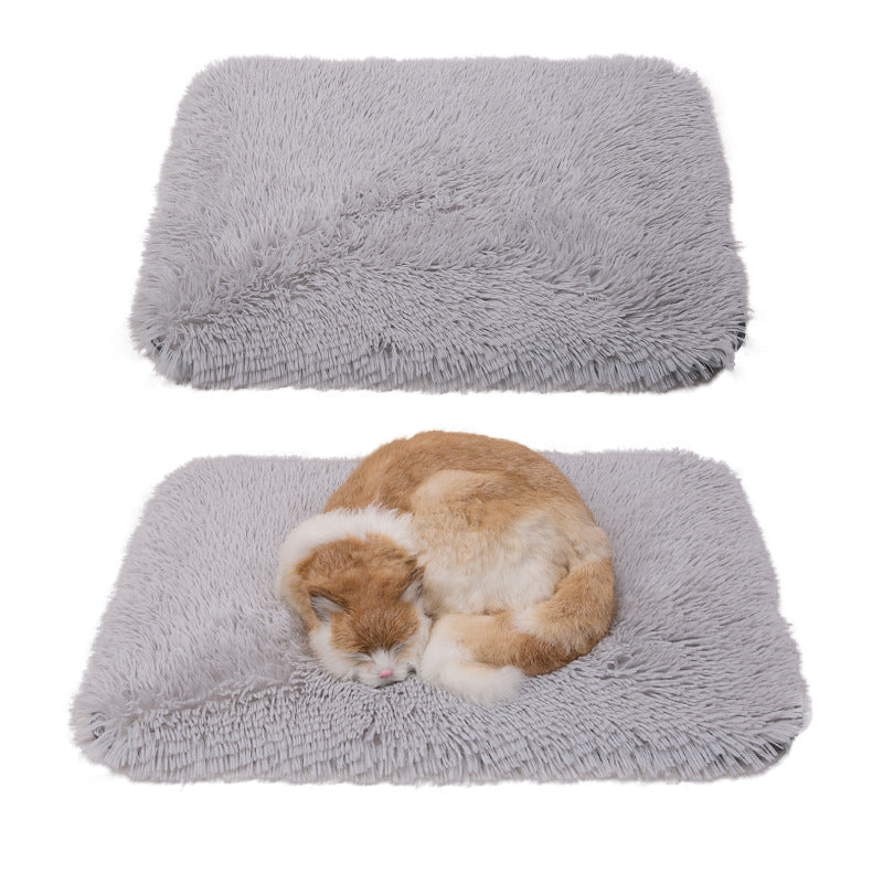 Human Pet Dual-Use Plush Pad Pet Round Pad Warm And Comfortable Machine Washable Small Suitable For Autumn And Winter Comfort