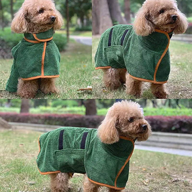 CuddleSoft Pet Drying Robe