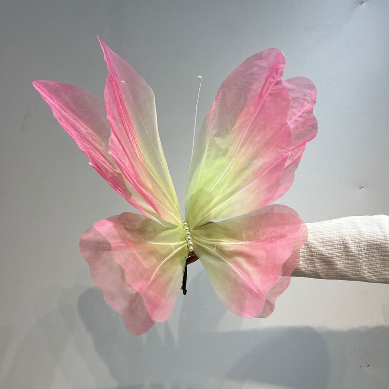 Large Satin Butterfly – Artificial Ceiling Hanging Decor for Weddings, Stage, Parties, and Event Centerpieces