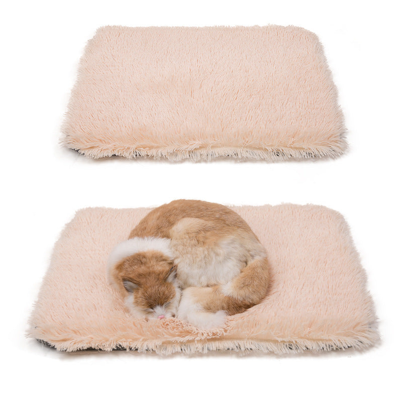 Human Pet Dual-Use Plush Pad Pet Round Pad Warm And Comfortable Machine Washable Small Suitable For Autumn And Winter Comfort