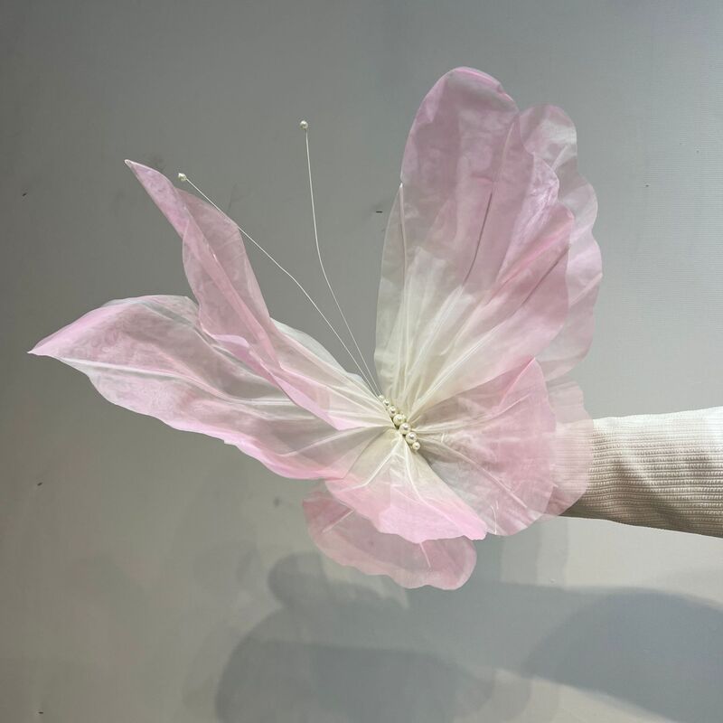 Large Satin Butterfly – Artificial Ceiling Hanging Decor for Weddings, Stage, Parties, and Event Centerpieces