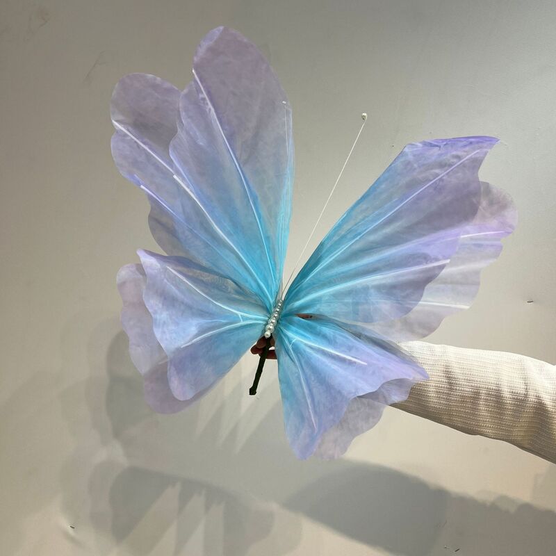 Large Satin Butterfly – Artificial Ceiling Hanging Decor for Weddings, Stage, Parties, and Event Centerpieces