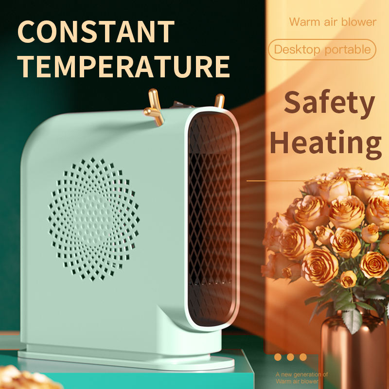 Portable Easy Use Electric Heater Fan 500W Antlers Decoration