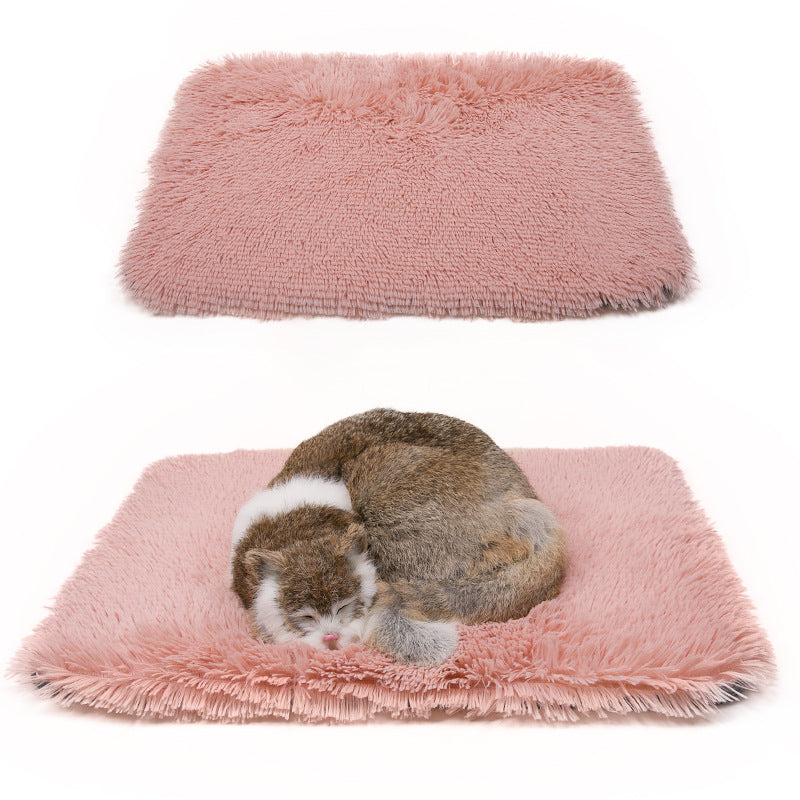 Human Pet Dual-Use Plush Pad Pet Round Pad Warm And Comfortable Machine Washable Small Suitable For Autumn And Winter Comfort
